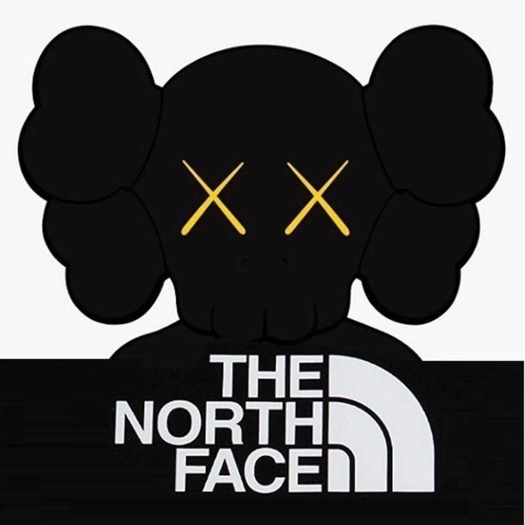 tnfTHE NORTH FACE x KAWS エンブロイダリー コットンTシャツ