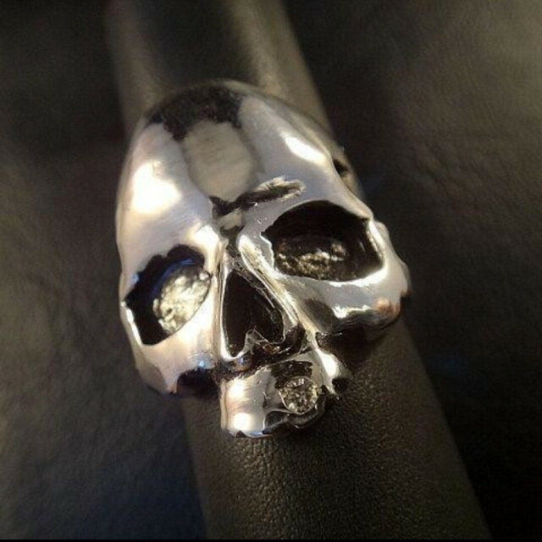 Skull"スカル"　リング　Silver 925 Diamond