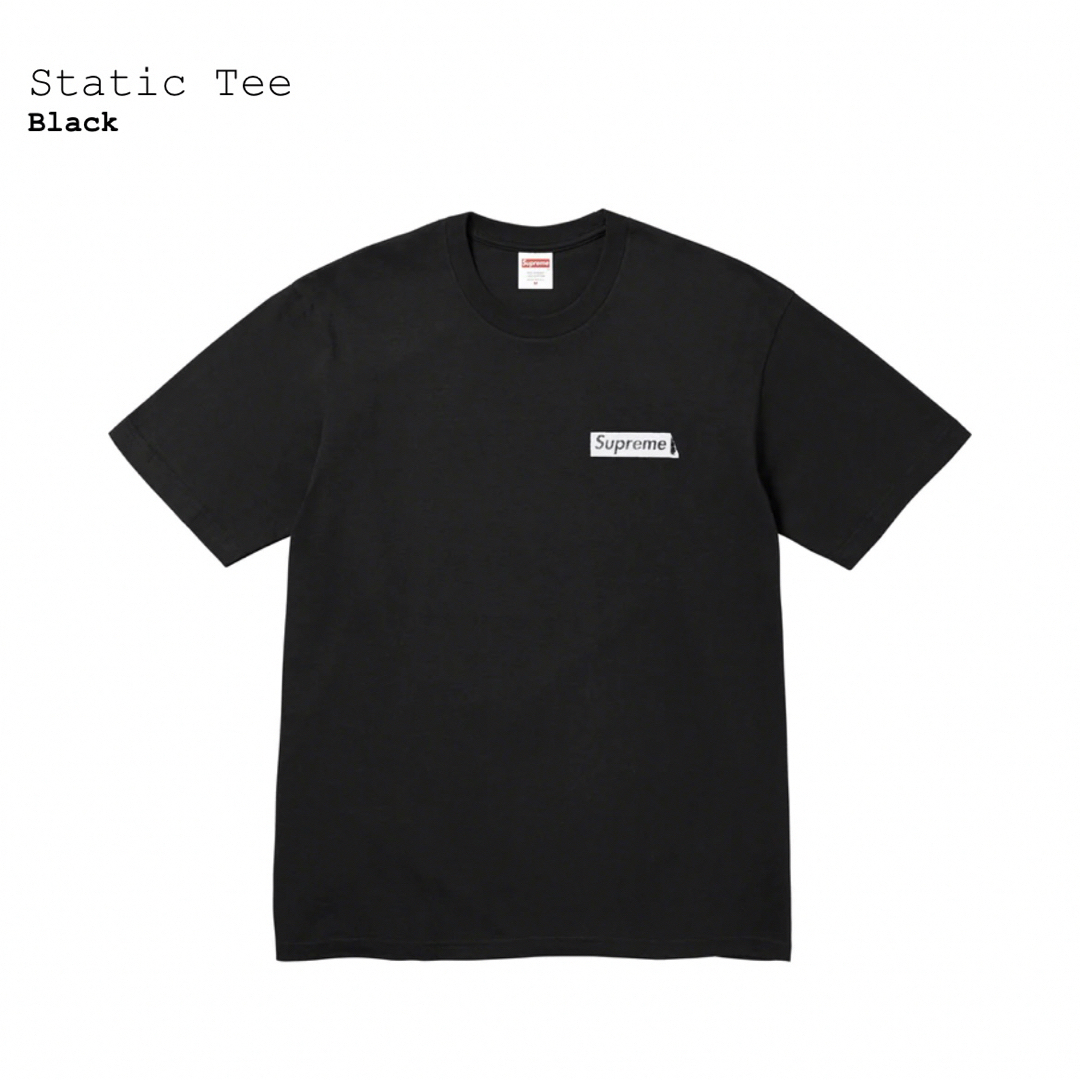 Supreme(シュプリーム)のSupreme Static Tee “Black” メンズのトップス(Tシャツ/カットソー(半袖/袖なし))の商品写真