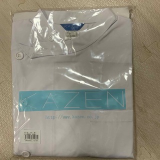 カゼン(KAZEN)のKAZEN 医療用ケーシー白衣(ホワイト) メンズ半袖 Mサイズ(その他)