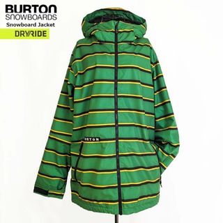 BURTON - ✨美品✨Burton メンズ ウェア L グリーン ボーダー 中綿