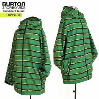 BURTON - ✨美品✨Burton メンズ ウェア L グリーン ボーダー 中綿
