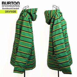 BURTON - ✨美品✨Burton メンズ ウェア L グリーン ボーダー 中綿