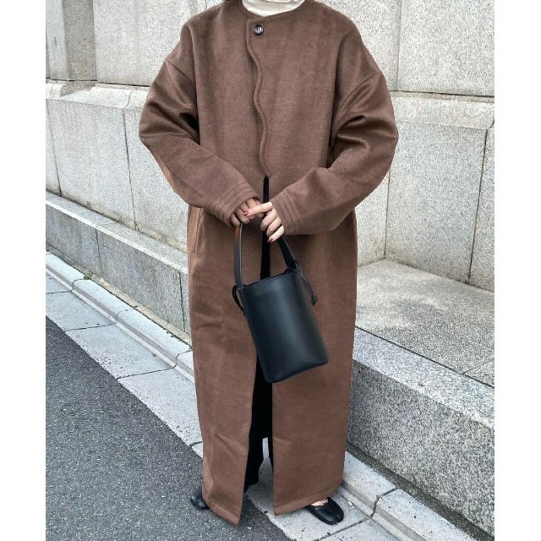 lawgy wave collar 2way long coat 新品タグ付き