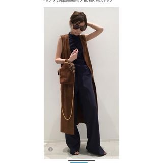 アパルトモンドゥーズィエムクラス ロング ベスト/ジレ(レディース)の アパルトモンドゥーズィエムクラス ロング ベスト/ジレ(レディース)の