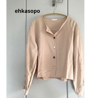 エヘカソポ(ehka sopo)の【ehkasopo】ボタン　ブラウス　シャツ(シャツ/ブラウス(長袖/七分))