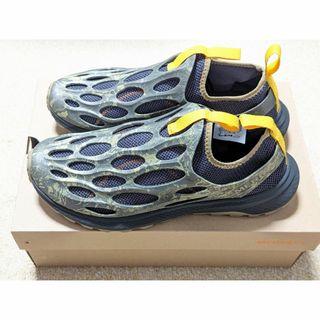 メレル(MERRELL)の数分使用 メレル ハイドロランナー 27.5cm カモフラ 迷彩 グリーン(スニーカー)