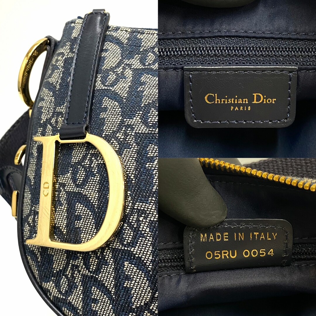Dior - 極 美品 Christian Dior ディオール サドルバッグ トロッター