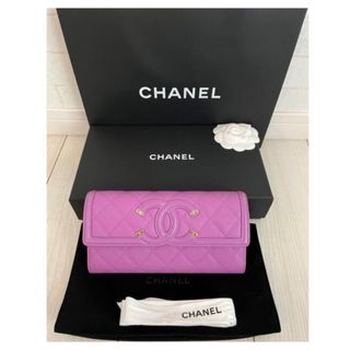 シャネル(CHANEL)のCHANELフィリグリー長財布(財布)