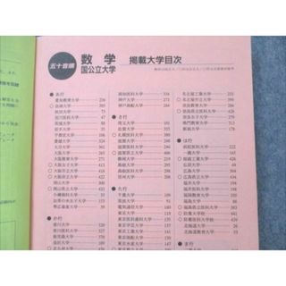 VF20-059 旺文社 全国大学入試問題正解 数学 国公立大編 1997 20S6Dの