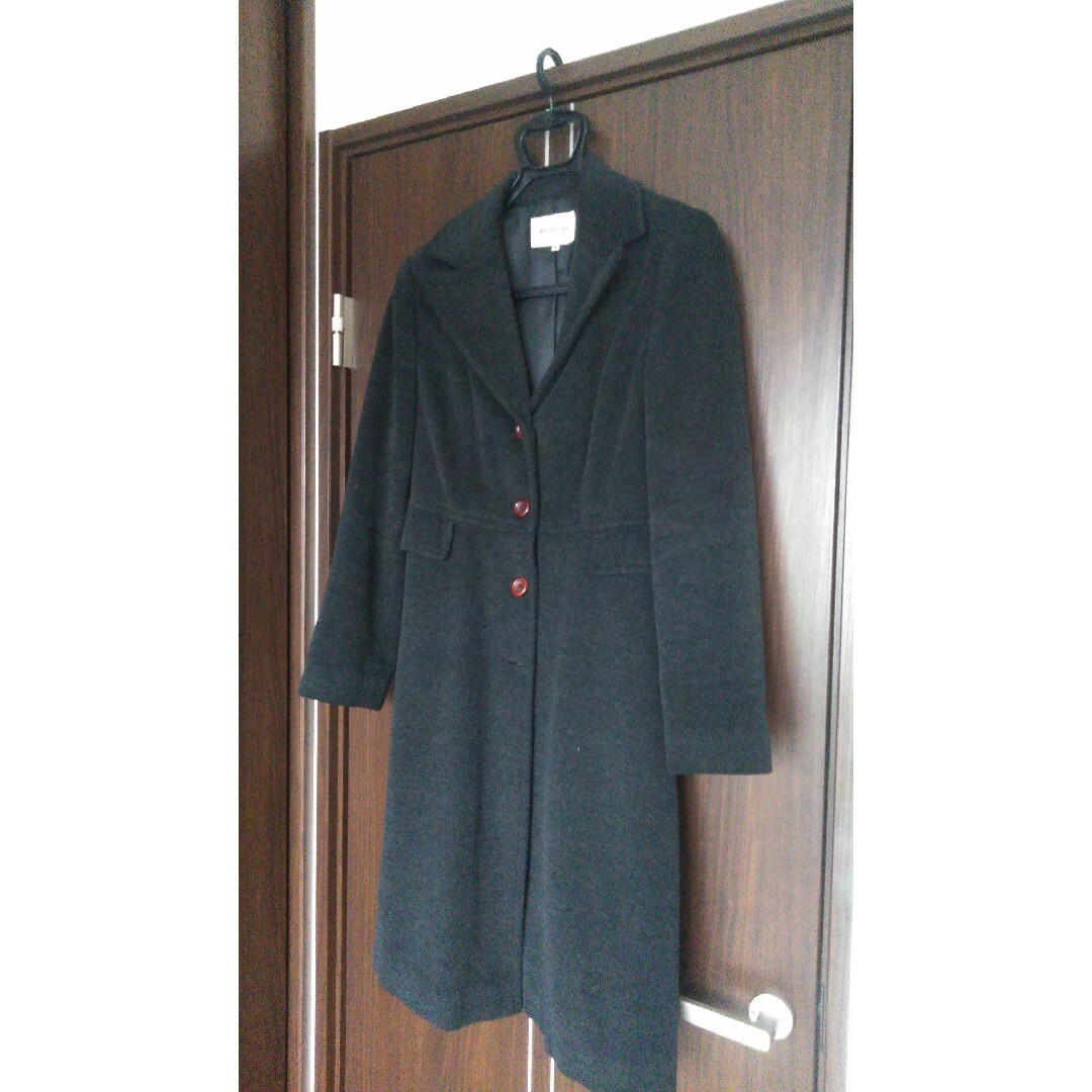 ATELIER SAB(アトリエサブ)のアトリエサブ　ブラック　ロングコート レディースのジャケット/アウター(ロングコート)の商品写真