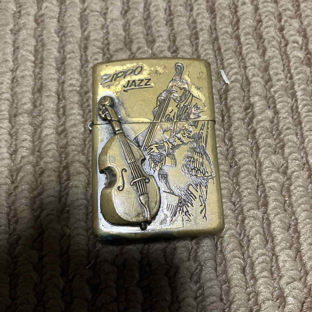 Zippo　ジッポーライター　ゴールド　現状品　A96