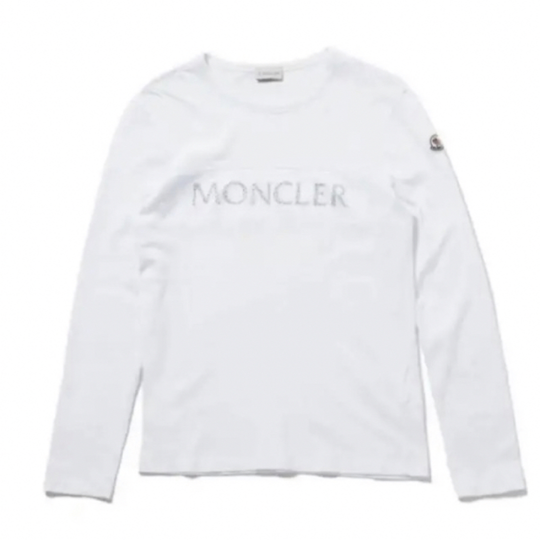 ☆希少☆ MONCLER ロンT 長袖Tシャツ XL ホワイト ワッペン-