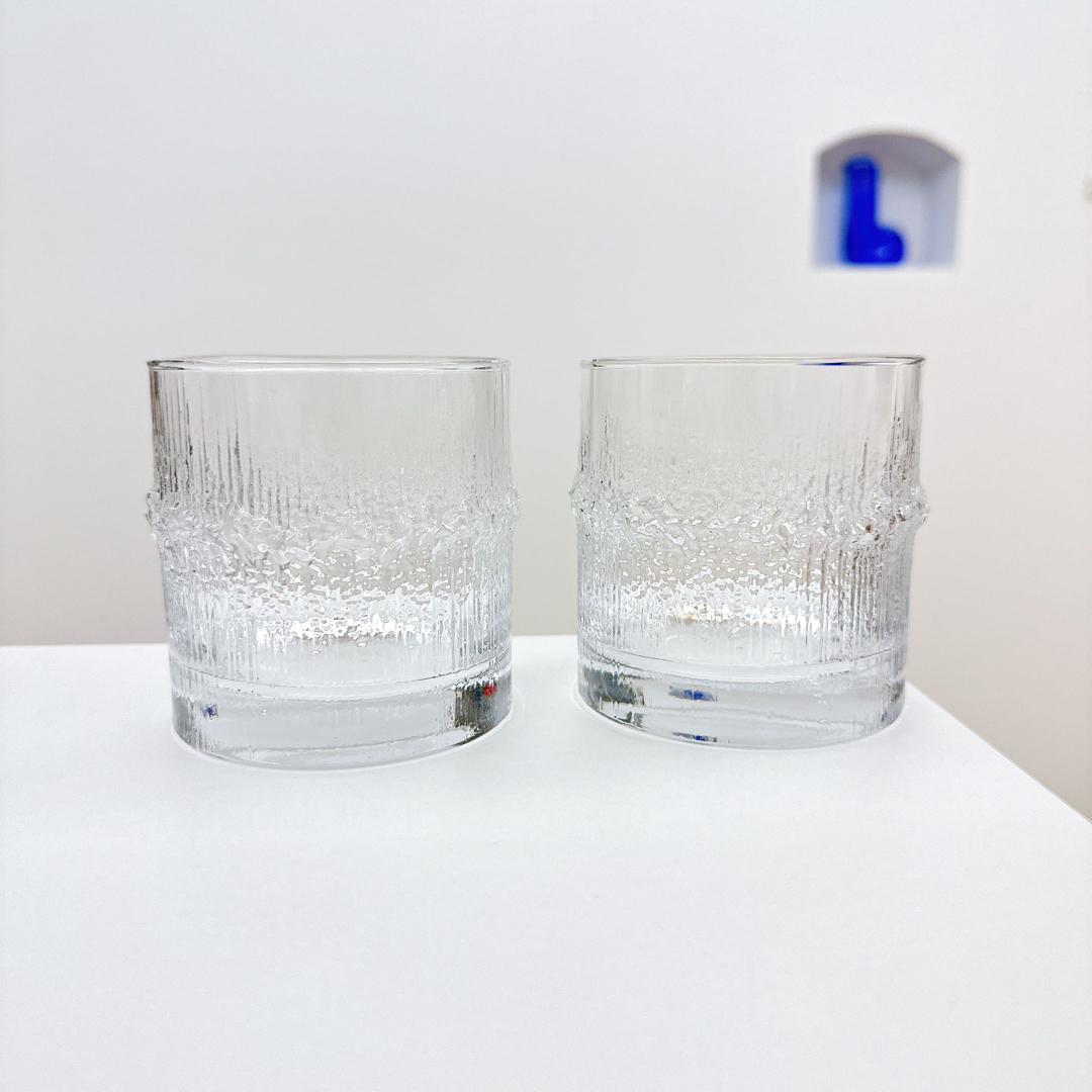 未使用 iittala イッタラ Niva ニヴァ ロックグラス ビンテージ