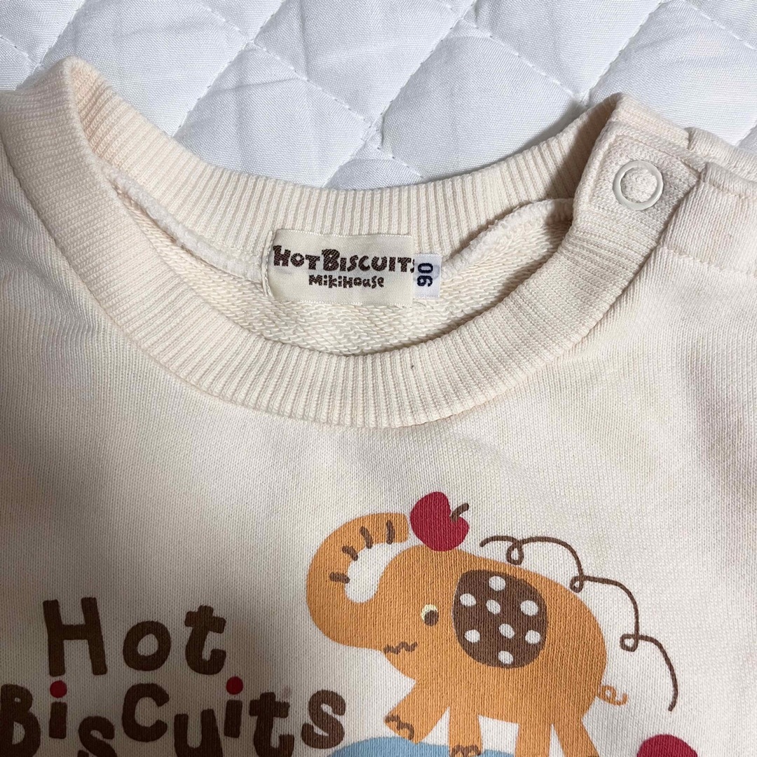 HOT BISCUITS(ホットビスケッツ)のHOT BISCUITS ホットビスケット子供服 トレーナー 90センチ 秋冬 キッズ/ベビー/マタニティのキッズ/ベビー/マタニティ その他(その他)の商品写真