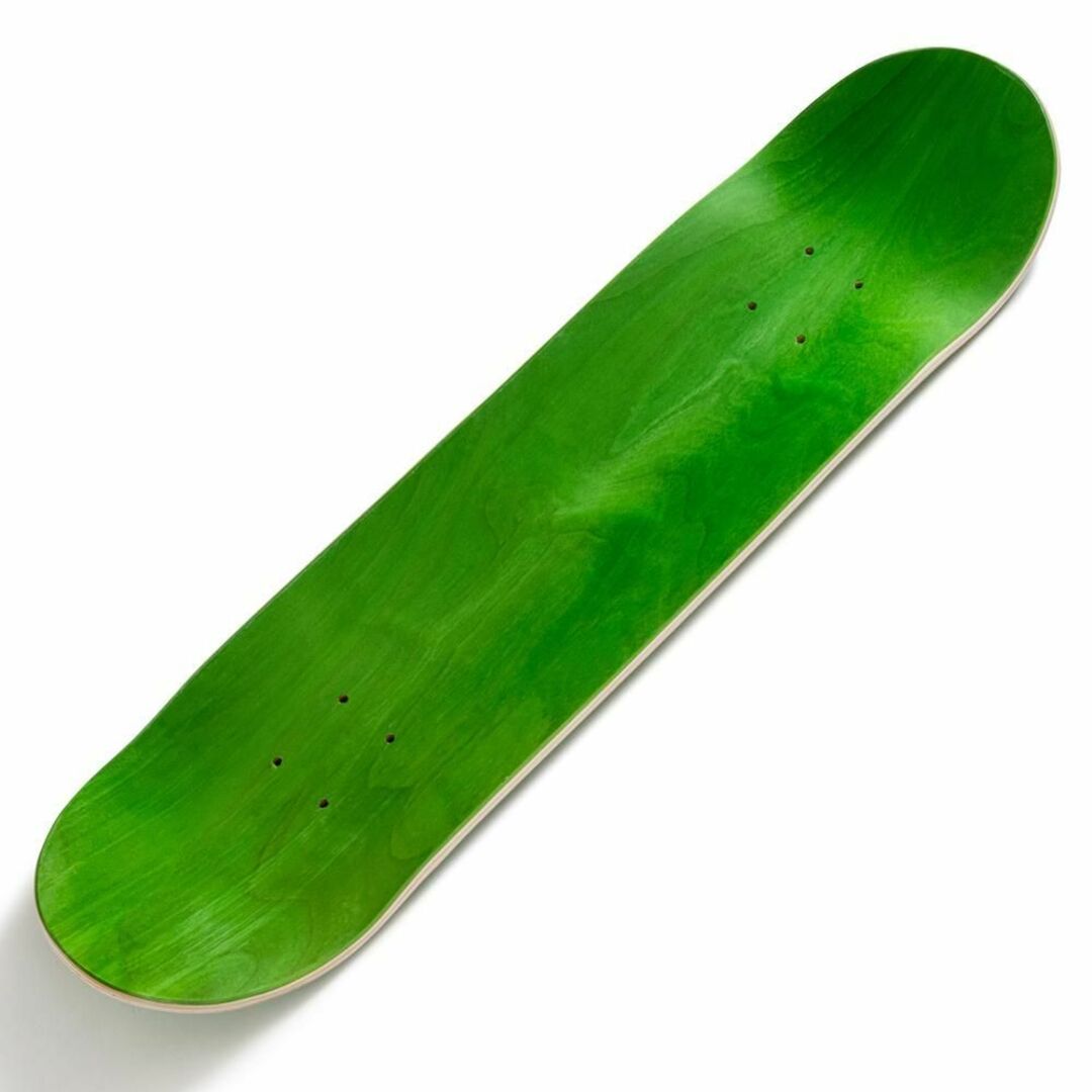 5枚セット売り！ 板 スケートボード 8インチ ブランクデッキ 部品 緑