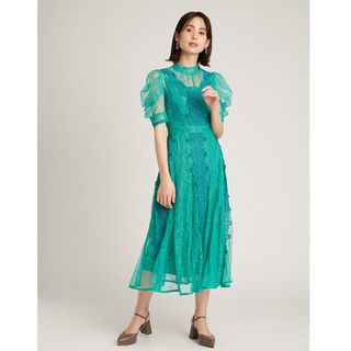 ♡ 完売品新品タグ付き♪snidel パネルレースワンピース MINT ♡