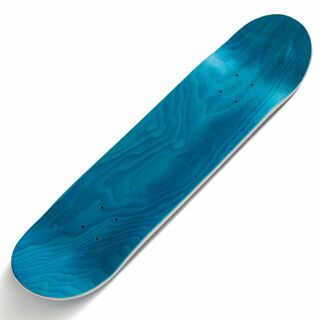 板 スケートボード 8インチ スケボー デッキ ブランクデッキ 部品 青(スケートボード)
