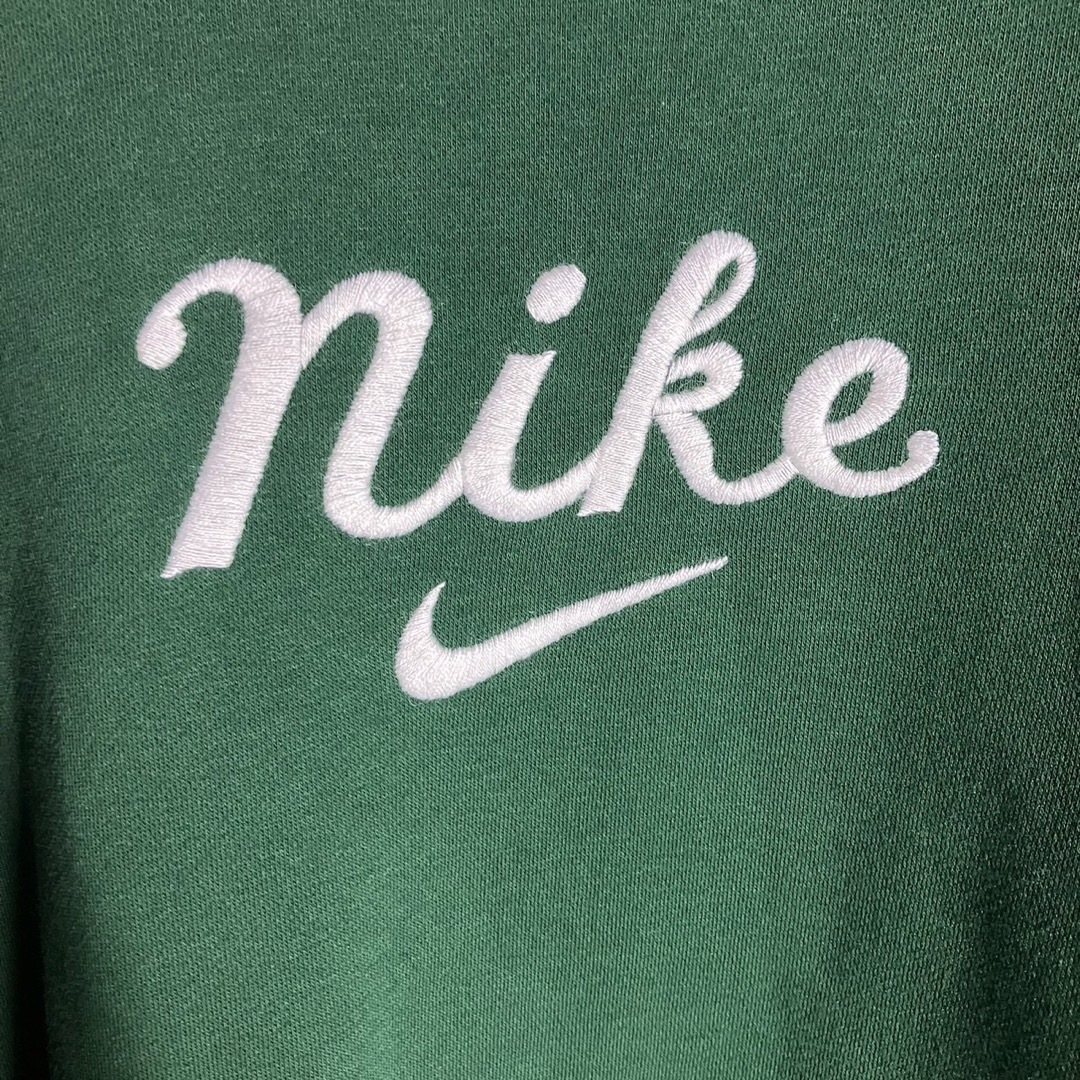 NIKE ナイキ スウェット L 刺繍ロゴ 筆記体ロゴ センターロゴ