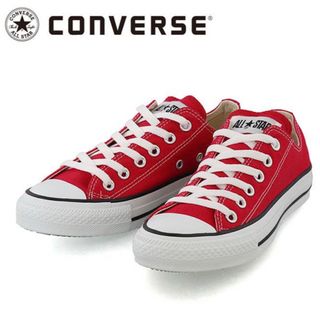 コンバース(CONVERSE)のCONVERSE ALLSTAR OX レッド コンバース ローカット (スニーカー)