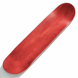 板 スケートボード 8インチ スケボー デッキ ブランクデッキ 部品 赤(スケートボード)
