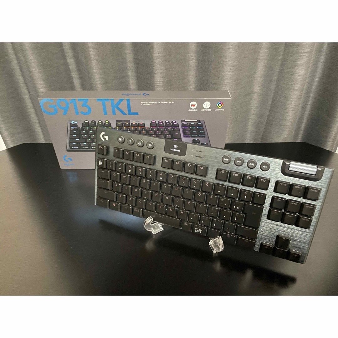 【美品】Logicool G913 赤軸 TKL LNBK リニア ワイヤレス