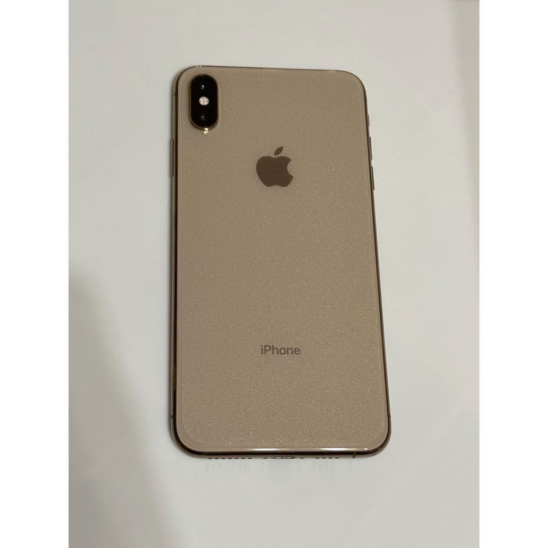 iPhone(アイフォーン)のiPhone Xs MAX 256G Gold SIMフリー　美品 スマホ/家電/カメラのスマートフォン/携帯電話(スマートフォン本体)の商品写真