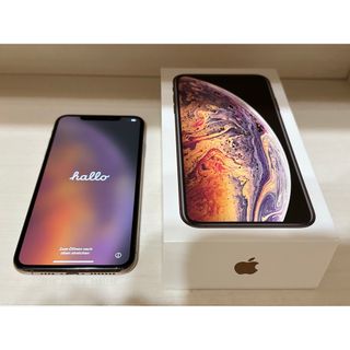 アイフォーン(iPhone)のiPhone Xs MAX 256G Gold SIMフリー　美品(スマートフォン本体)