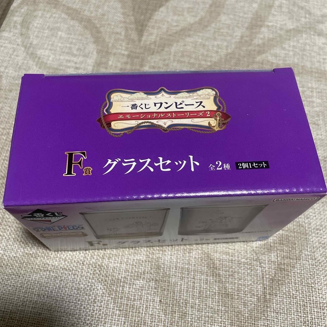 BANDAI(バンダイ)の一番くじ ワンピース エモーショナルストーリーズ2 グラスセット エンタメ/ホビーのおもちゃ/ぬいぐるみ(キャラクターグッズ)の商品写真