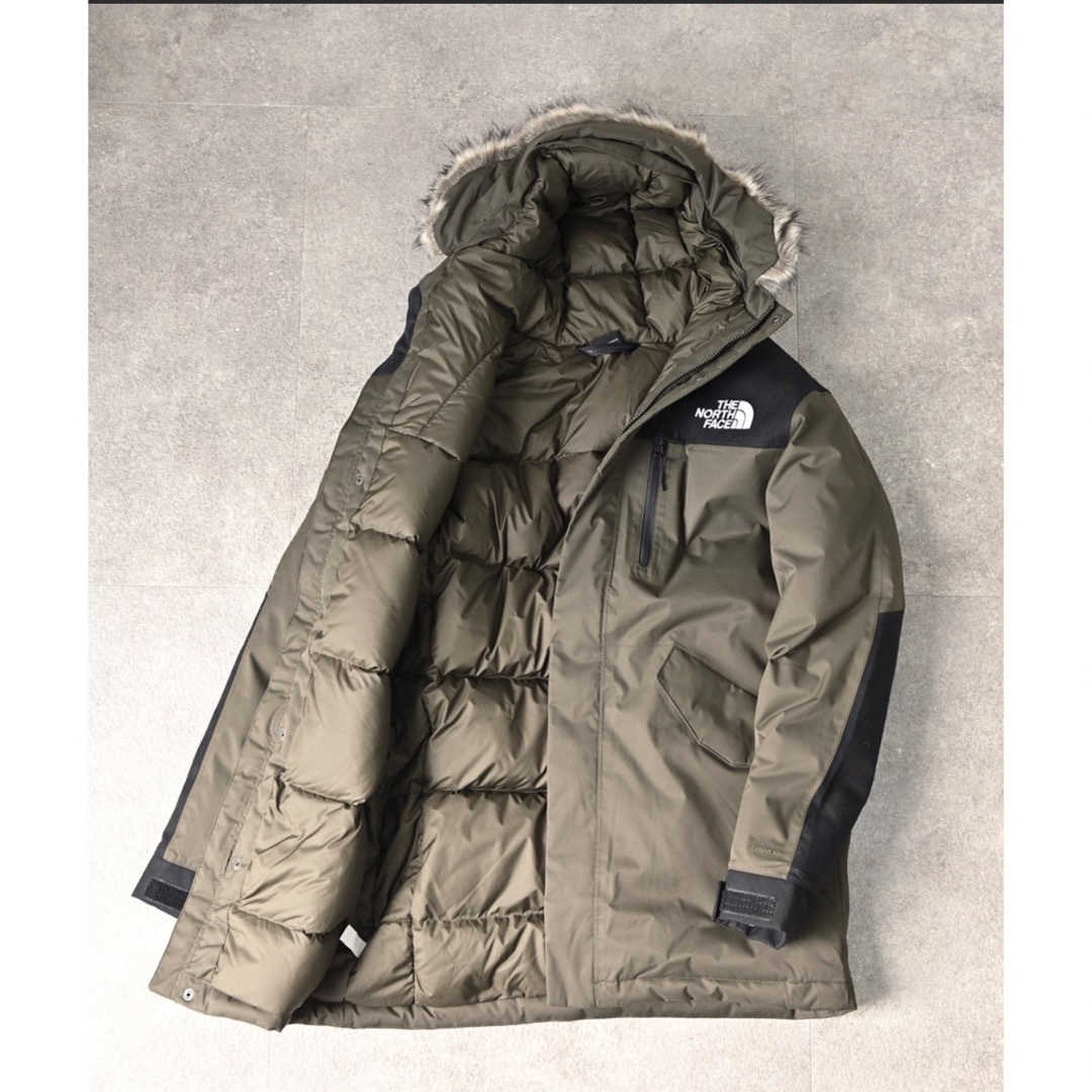 【THE NORTH FACE】 フルジップ ダウンパーカー M カーキ