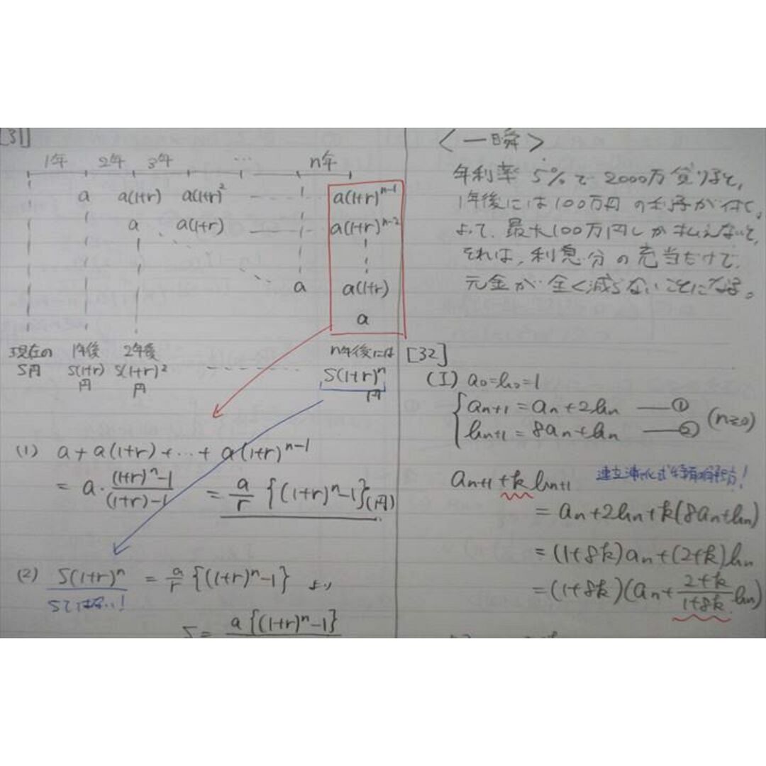 VF26-090 東進 数学ぐんぐん[応用編] Part1/2/夏の数学ぐんぐん テキスト通年セット 2013 計3冊 長岡恭史 25S0D