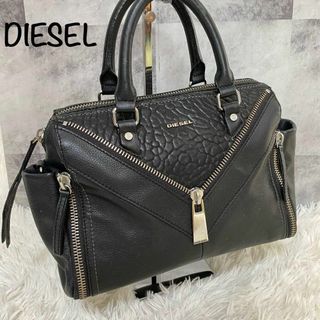 ディーゼル(DIESEL)のDIESEL ディーゼル ショルダーバッグ ハンドバッグ 2way 斜めがけ 黒(ショルダーバッグ)