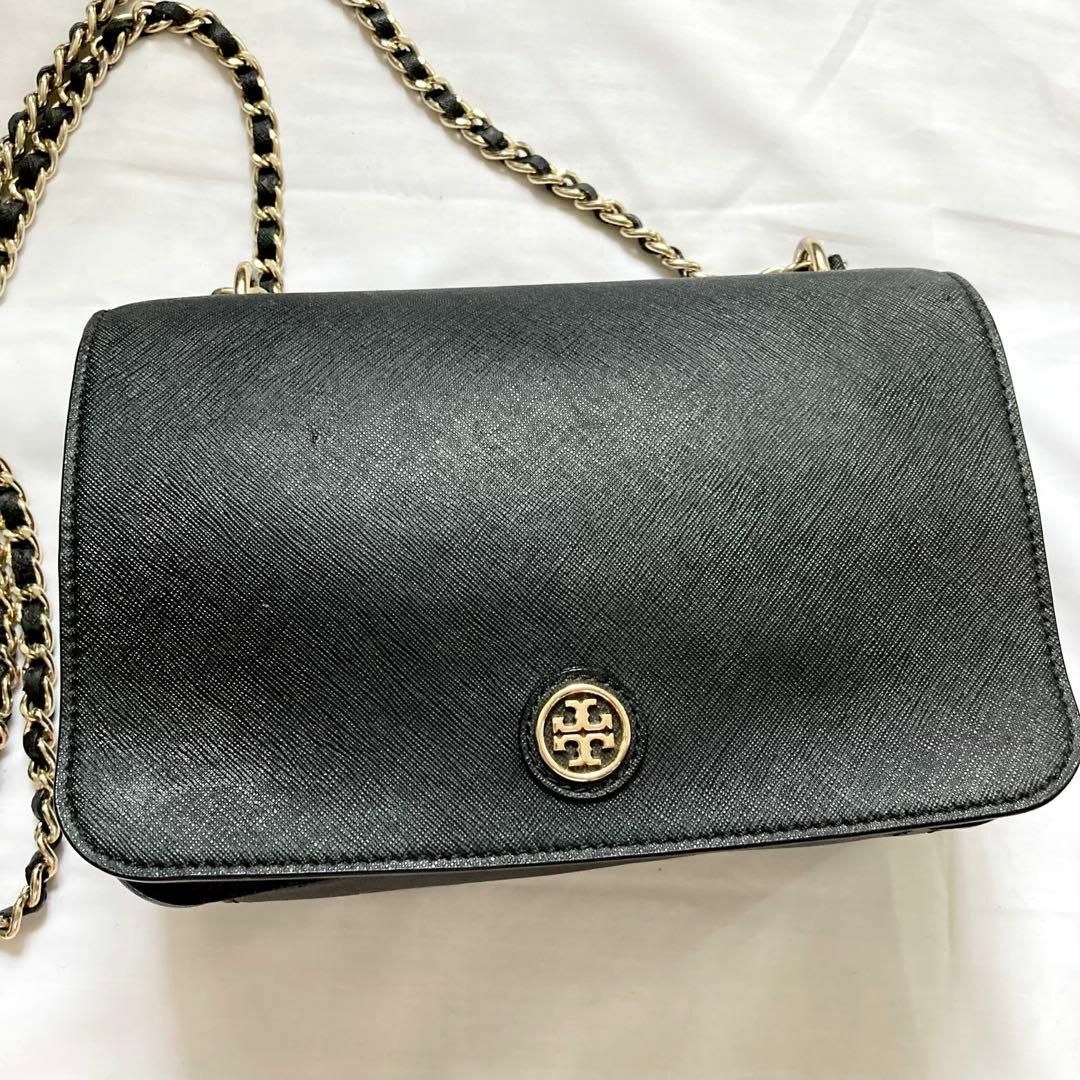 ✨高級感✨Tory Burch トリーバーチ　ショルダーバッグ　ブラック　レザー 1