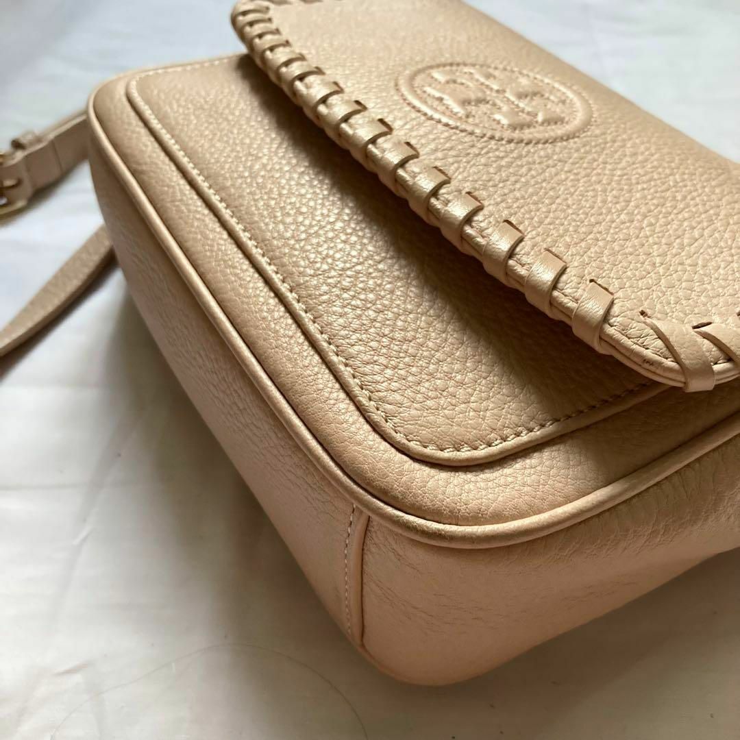 ✨美品✨Tory Burch トリーバーチ　ショルダーバッグ　ベージュ　レザー