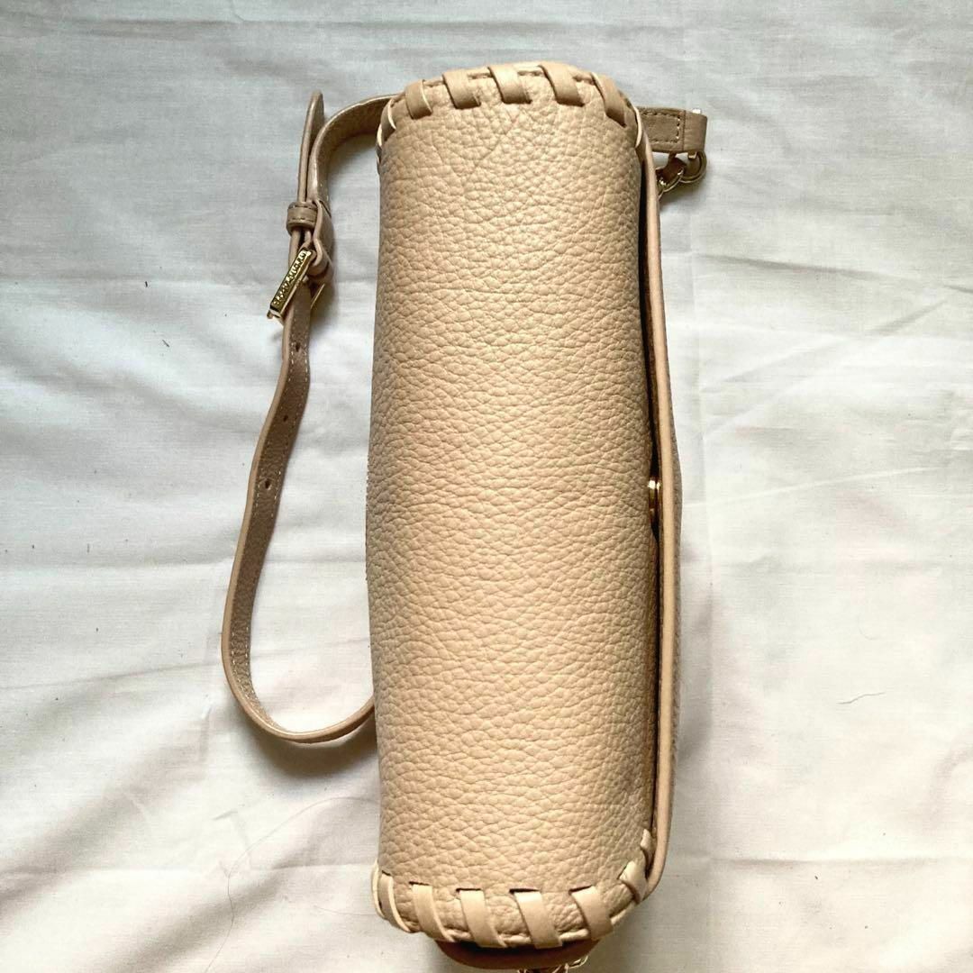 ✨美品✨Tory Burch トリーバーチ　ショルダーバッグ　ベージュ　レザー