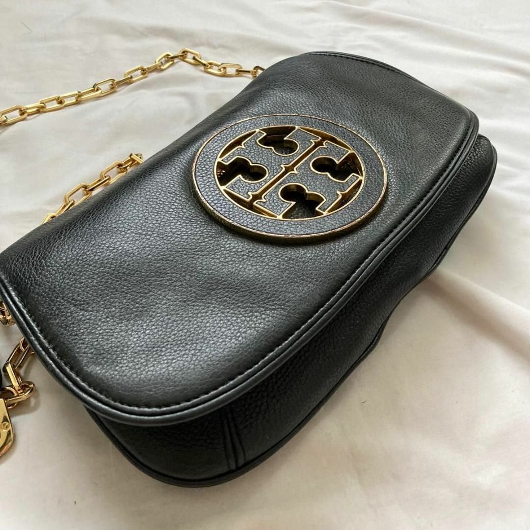 ✨高級感✨Tory Burch トリーバーチ　ショルダーバッグ　ブラック　レザー