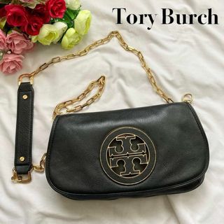 ✨高級感✨Tory Burch トリーバーチ　ショルダーバッグ　ブラック　レザー