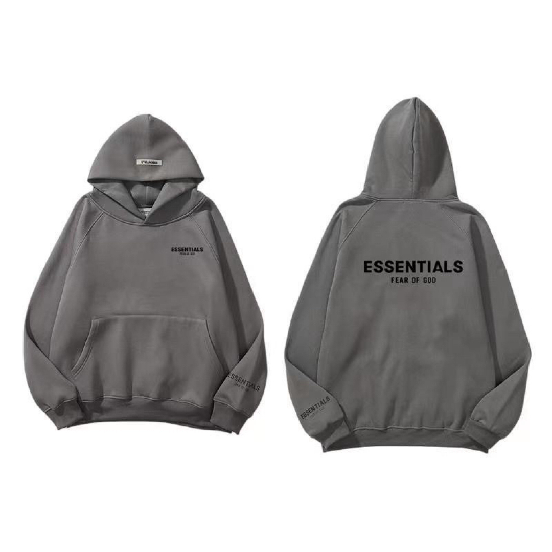 Essential(エッセンシャル)のESSENTIALS パーカー男女兼用 高級感 フート付き 後ろLOGO メンズのトップス(パーカー)の商品写真