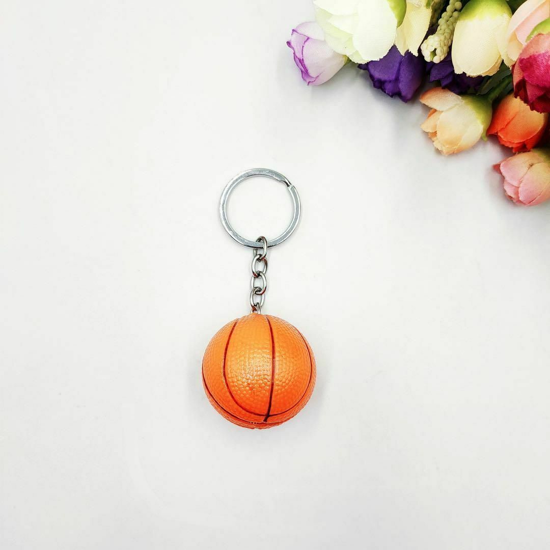 バスケットボール　キーホルダー　5色セット　かわいい　ストラップ　アクセサリー スポーツ/アウトドアのスポーツ/アウトドア その他(バスケットボール)の商品写真