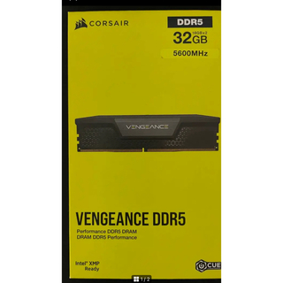 コルセア メモリ DDR5-5600 32GB 中古の通販｜ラクマ