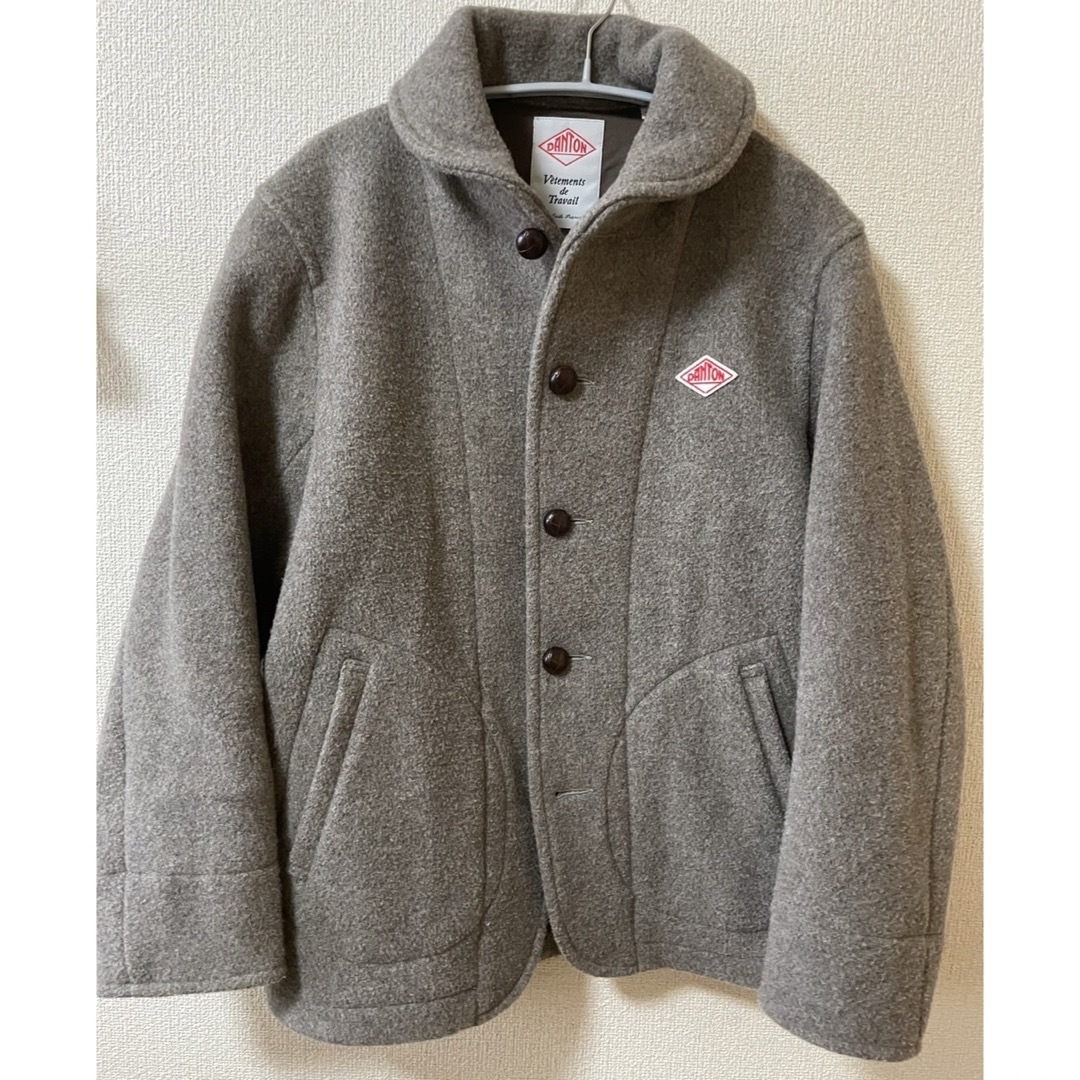 DANTON ROUND COLLAR JACKET ベージュ サイズ38