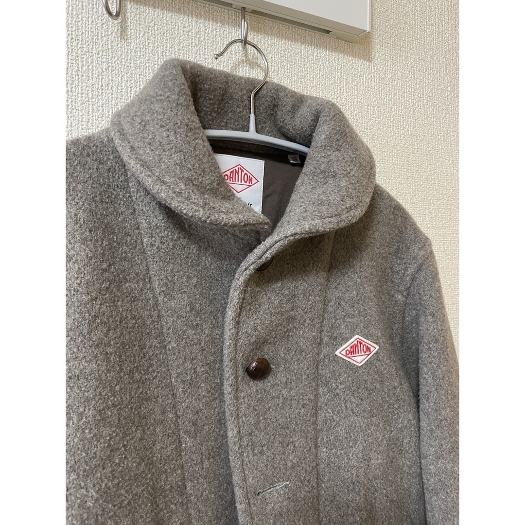 DANTON ROUND COLLAR JACKET ベージュ サイズ38