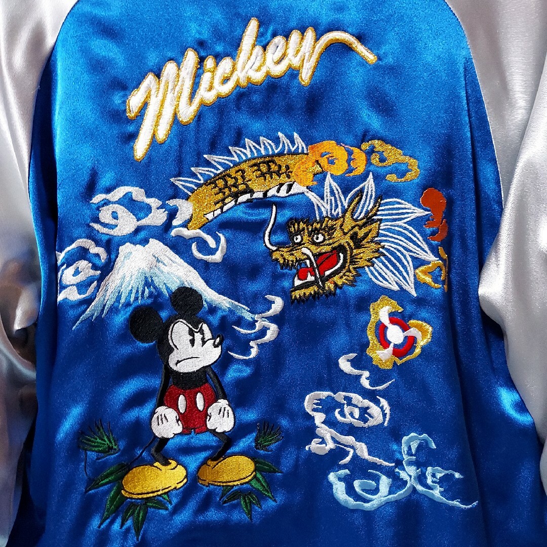 DEATH VALLEY×Disney スカジャン リバーシブル ミッキー刺繍 レディースのジャケット/アウター(スカジャン)の商品写真