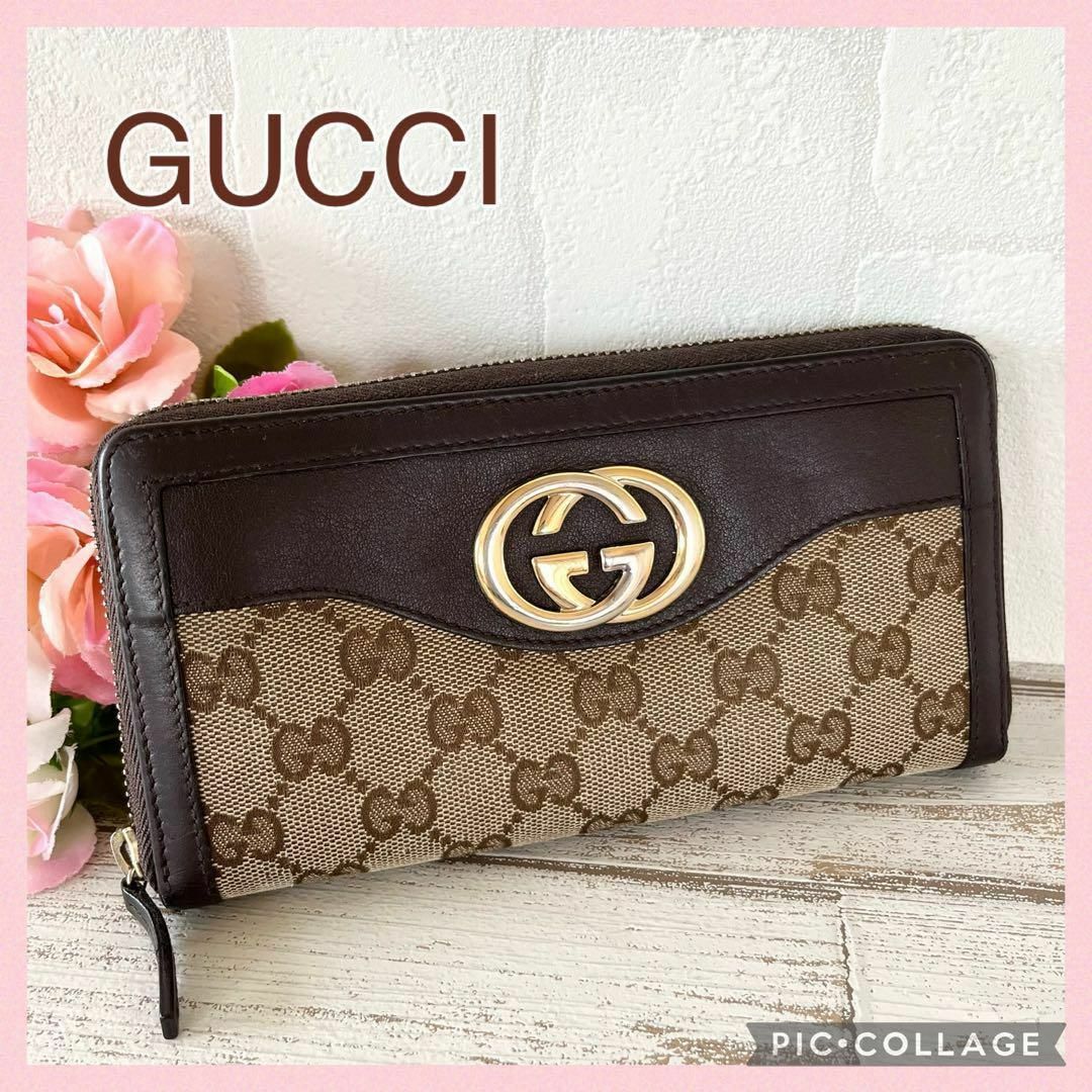 Gucci   美品GUCCI グッチ GG キャンバス スーキー インターロッキング