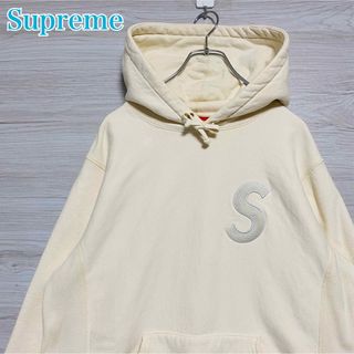 supreme シュプリーム　肉厚スウェットトレーナー　サイドロゴ刺繍　M