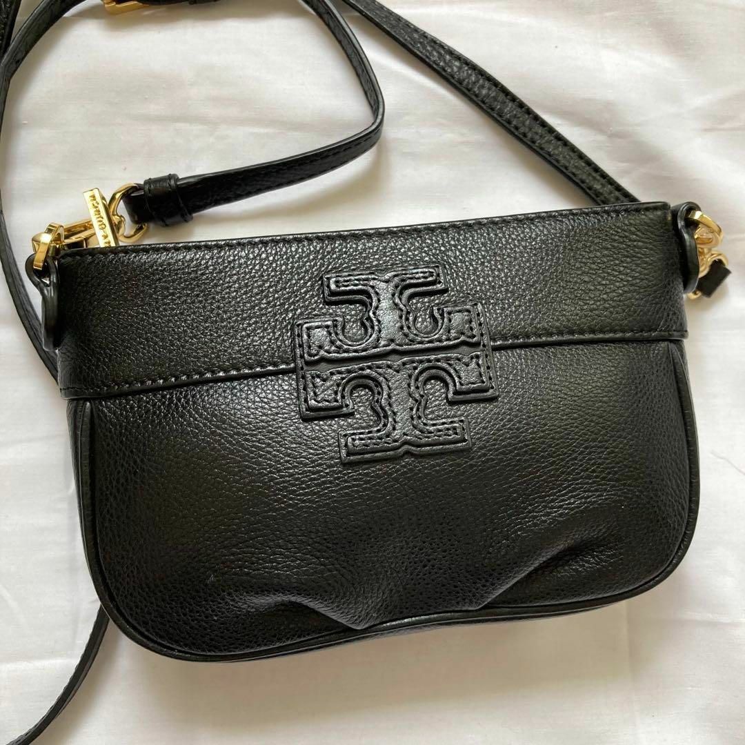 ✨極美品✨Tory Burch トリーバーチ　ショルダーバッグ　ブラック　レザー