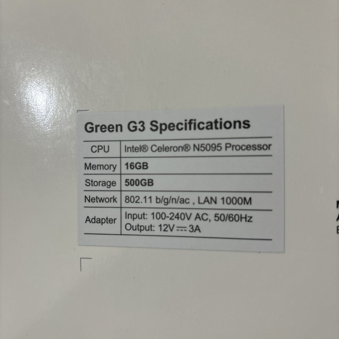 TRIGKEY Green G3 Mini PC Win11 Pro 美品 5