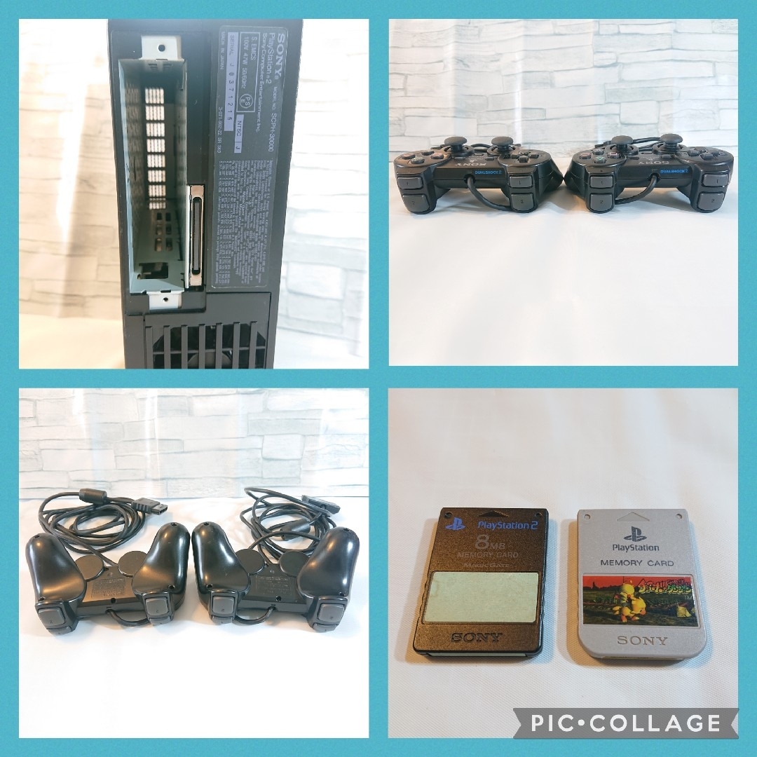 PlayStation2(プレイステーション2)のPlayStation2 SCPH-30000 エンタメ/ホビーのゲームソフト/ゲーム機本体(家庭用ゲーム機本体)の商品写真