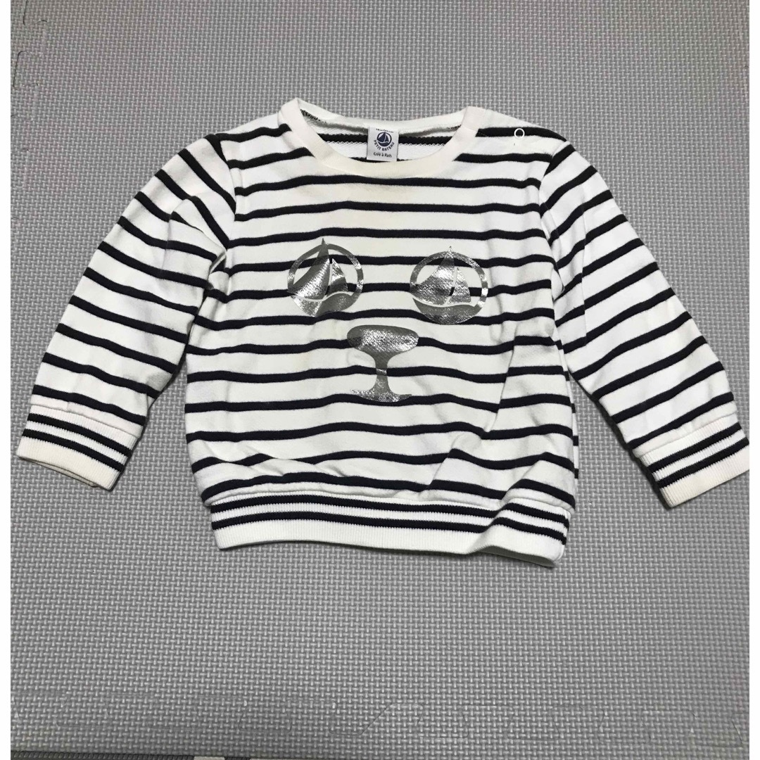 PETIT BATEAU(プチバトー)のsena♡様　petitbateau 長袖 トップス トレーナー　18m/81㎝ キッズ/ベビー/マタニティのベビー服(~85cm)(トレーナー)の商品写真