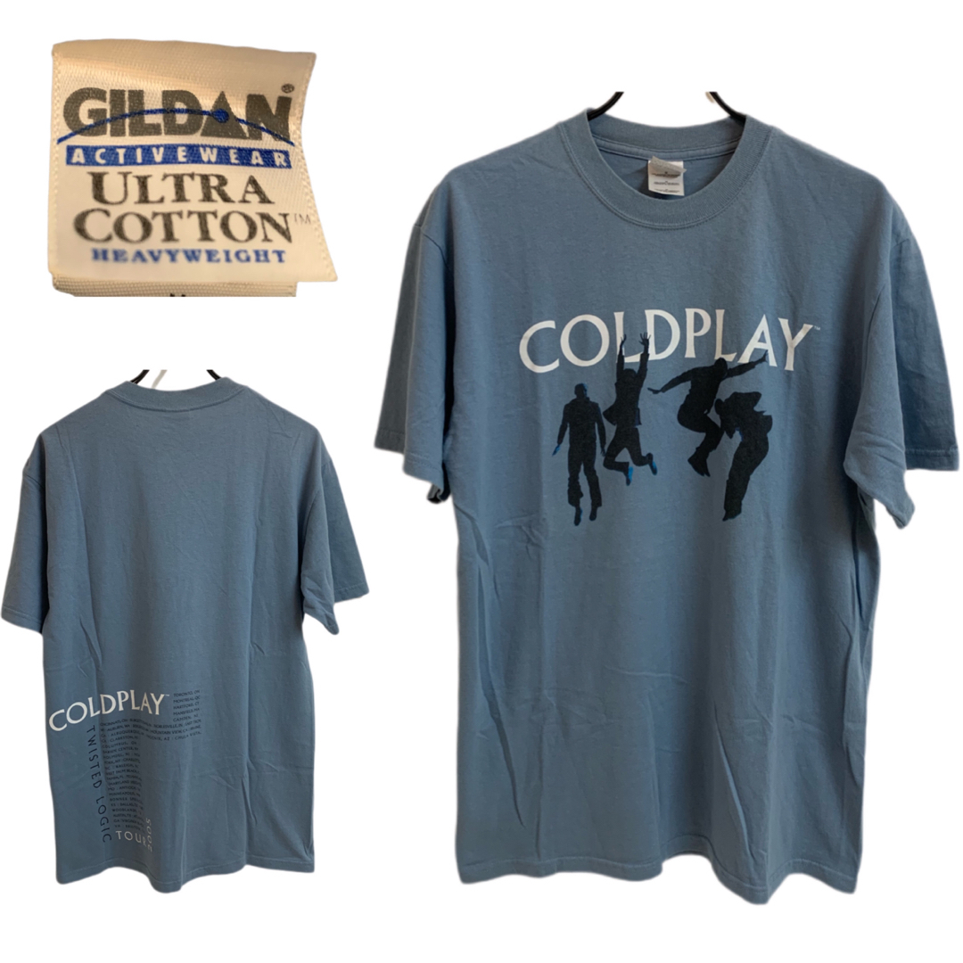 COLDPLAY コールドプレイ 2005s TWISTED LOGIC TEE